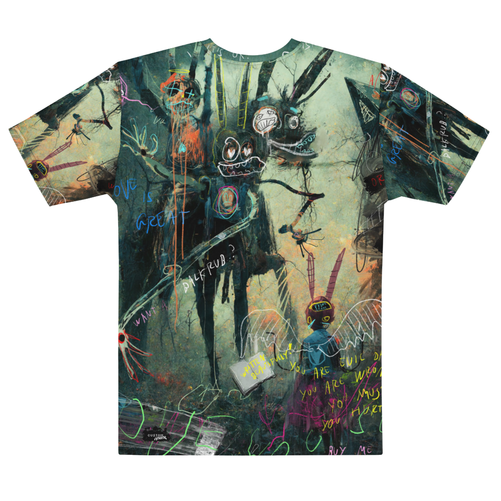 Am I WEAK? All-Over Tee, flat back cutout