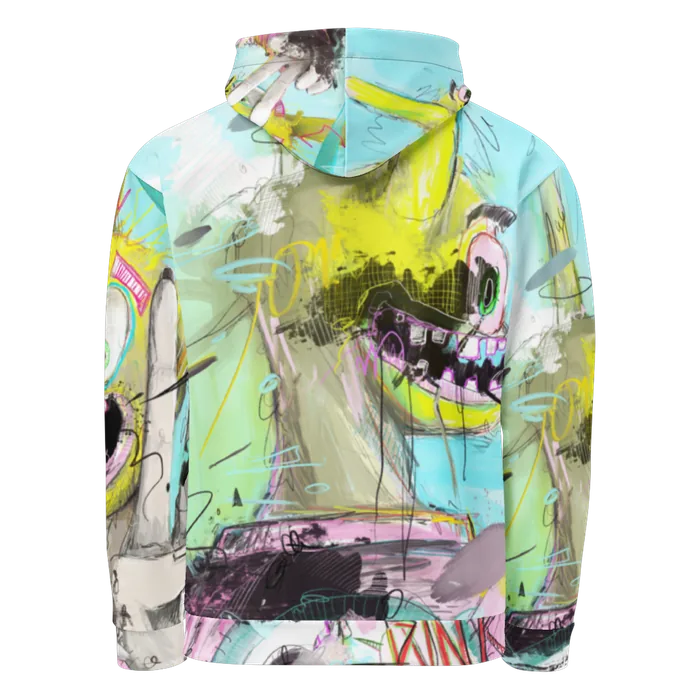 Soup Punk Hoodie flat back